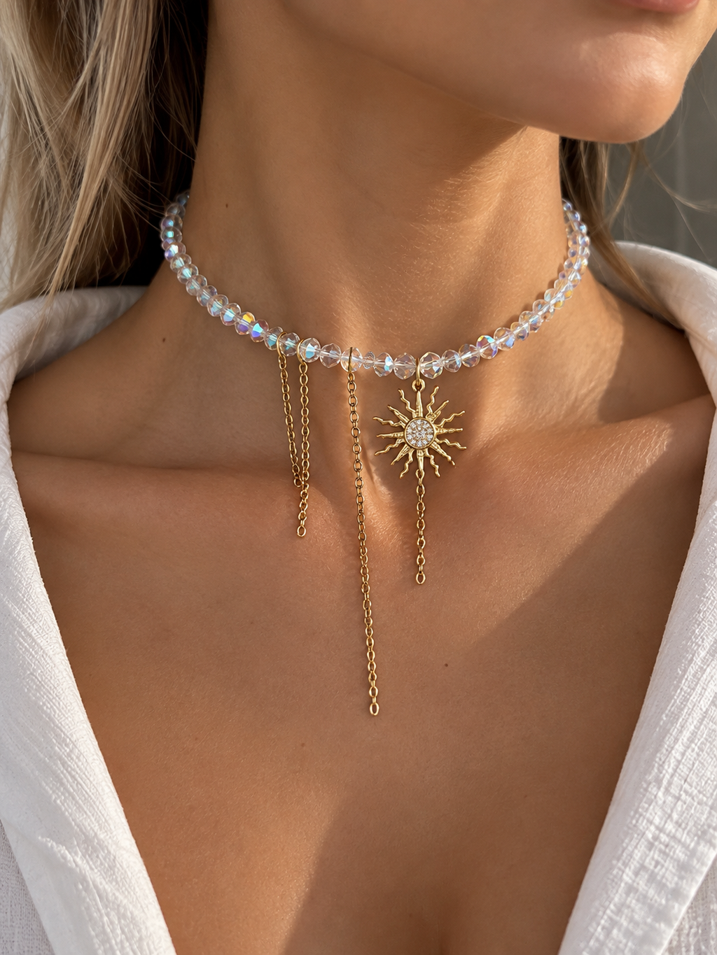 Elara Sun Necklace