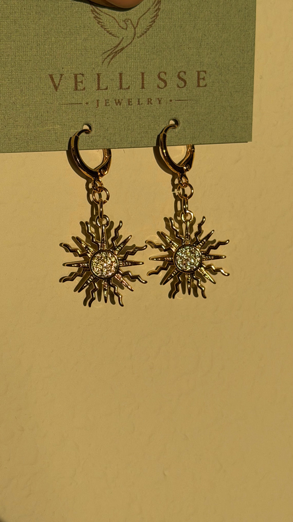 Set of Sun choker and Earrings